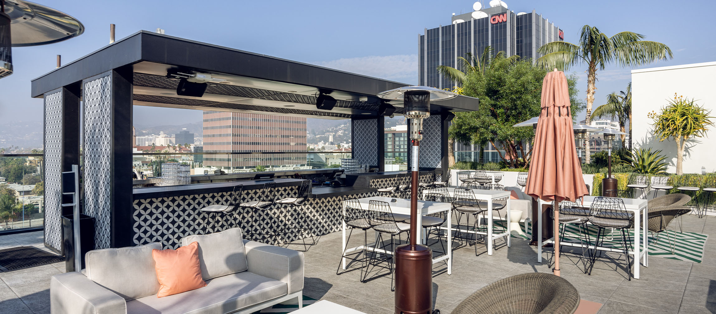Rooftop Bar & Dining at I|O Godfrey Hollywood in Los Angeles
